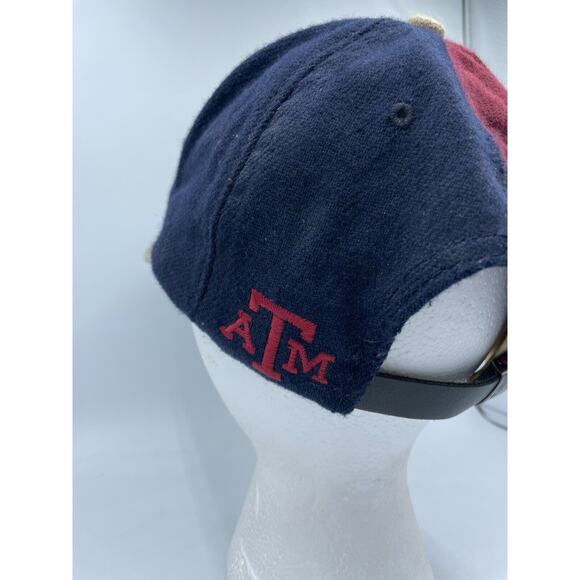 Vtg Texas A&M Hat Embroidered Aggie Snapback Trucker Cap USA Color Block 90s - Picture 5 of 10